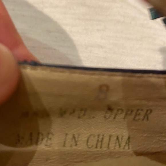 Lovely People Multicolor Heeled Pumps Platform Heels Pink Green Women Size 8 - Picture 10 of 12